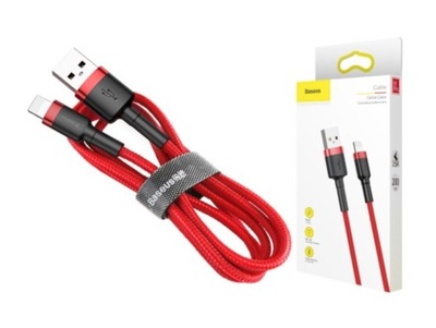 Baseus wytrzymały kabel LIGHTNING 1.5A 2M oplot