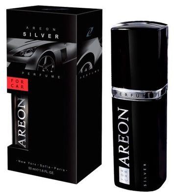 Areon PERFUME 50ML GLASS Silver Perfumy do auta