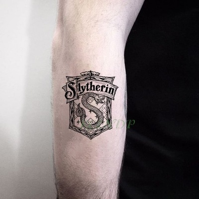 Tatuaż Harry Potter Slytherin Duży Snape Hermiona