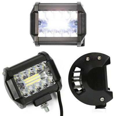 DIODO LUMINOSO LED 60W HALÓGENO ANTINIEBLA FARO EN FUNCIONAMIENTO 12V 24V  