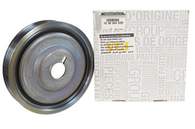 Шкив коленчатого вала коленчатого renault megane ii/iii/ dacia/ nissan фото №1