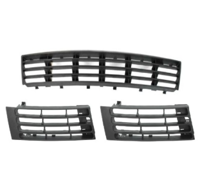 3 решётка решётки заглушки бампера audi a4 b5 lift фото №1