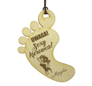 ZAWIESZKA DO AUTA SAMOCHODU Z GRAWER-EM STÓPKA