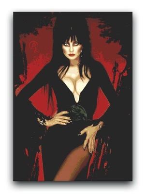 Elvira, władczyni ciemności - OBRAZ 60x40 canvas