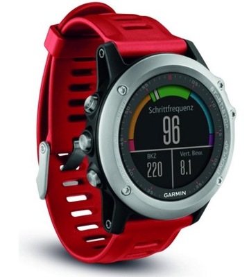 Pasek do Garmin Fenix 2 / 3 / 3HR / 5X 26MM RED