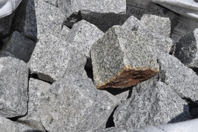 BRUK granitowy szary 15/17cm SUROWO-ŁUPANY kostka granitowa