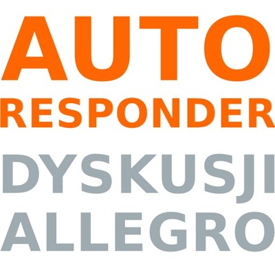 AUTOMATYCZNE ODPOWIEDZI NA DYSKUSJE ALLEGRO