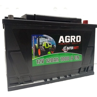 AKUMULIATORIUS BATTERMOTT AGRO 12V 120AH 1000A 