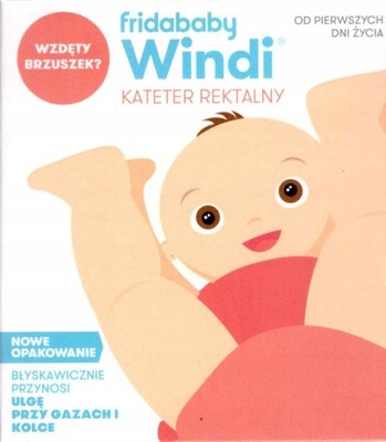 WINDI KATETER REKTALNY sposób NA KOLKĘ Fridababy