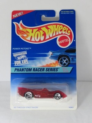 Hot Wheels 1:64 Power Pistons clear red HW1997
