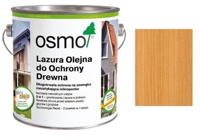 OSMO Lazura olejna do ochrony drewna 702 Modrzew 0,125l