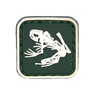 FROG żaba Plakietka na rzep PVC morale patch