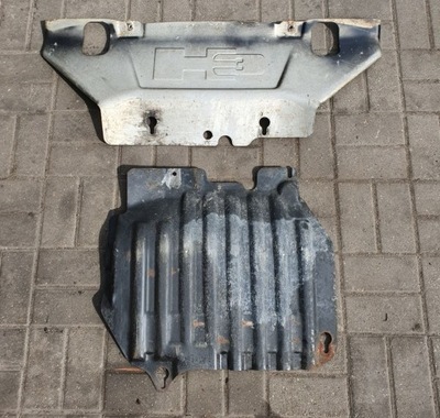 HUMMER H3 3.5 3.7 5.3 PROTECCIÓN PARTE INFERIOR DEL MOTOR PLACA  