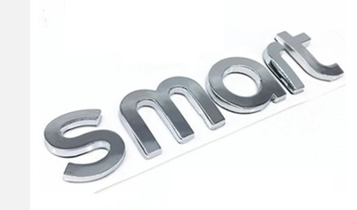 EMBLEMA SMART FORTWO FRFOUR INSCRIPCIÓN INSIGNIA CROMO  