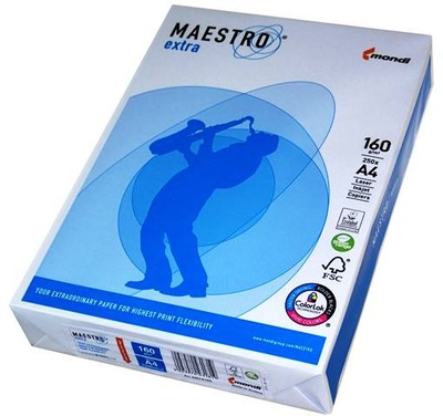 Papier ksero A4 160g Maestro Extra 250 arkuszy