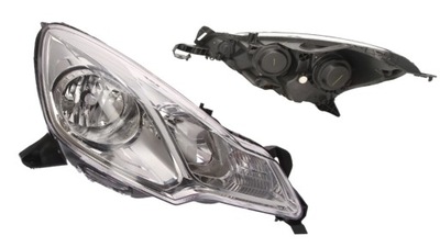 Фара лампа citroen c3 ds3 10- правый фото №1