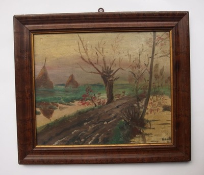 Obraz Olej Wasik 1939r. 44,5 x 38cm