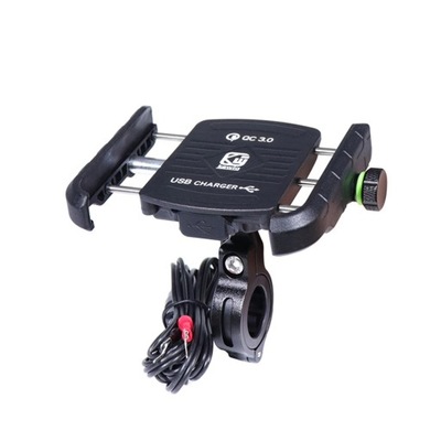 MOTORCYCLE BRACKET ON PHONE GPS USB QC3.0 3,5-6,5  