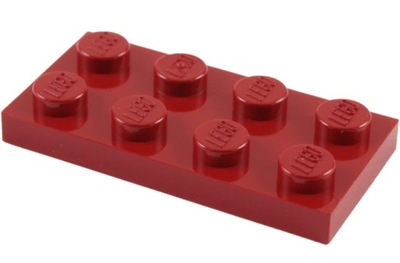14890 LEGO 3020 4528320 płytka 2x4 c.czerwony 1szt