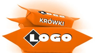Cukierki krówki reklama logo tekst zdjęcie III 4kg