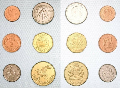 MALAWI zestaw 6 monet