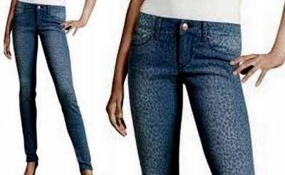 H&M jeansowe SPODNIE rurki Panterka Nowe 170