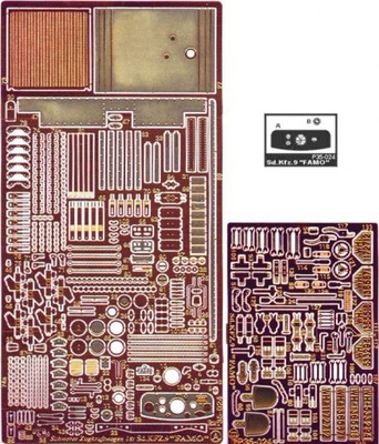 Part P35-024 1/35 Sd.Kfz.9 Famo (Tamiya)