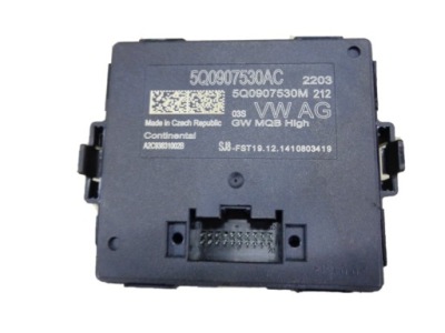 Vw passat b8 модуль блок управления шлюз 5q0907530ac фото №1