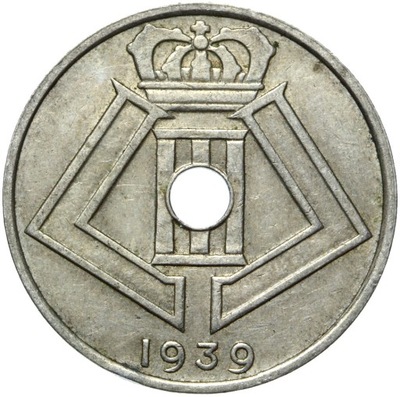 Belgia - Leopold III Koburg - moneta - 25 Centymów 1939