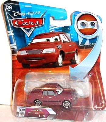 Cars Disney Mattel Auta 1:55 Reporter SKIP RICTER