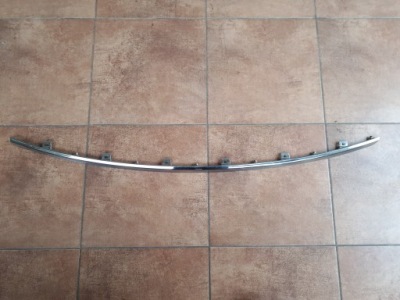 Kia soul 2014-2017 14- хром нижний молдинг бампера фото №1