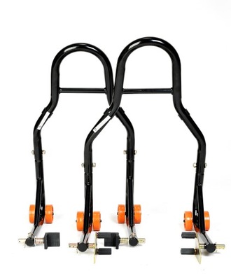 STOJAK ELEVADOR PARA MOTOCICLETA TYL+PRZOD COMBO L  