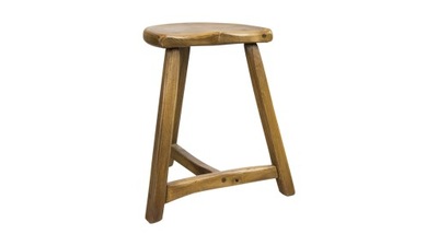 Taboret drewniany stołek NATURALNE DREWNO