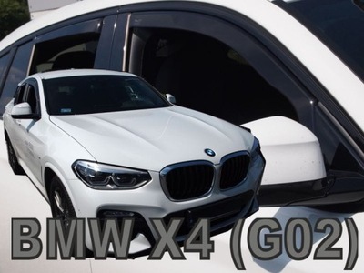 DEFLECTORES VENTANAS DELANTERO+TRASERO BMW X4 G02 5D MODELO 2018-  