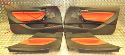 Bmw 2 f22 обивка дверь обшивки кожа перед задняя фото №1