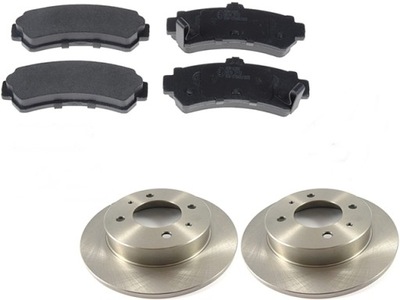 DISCS +PADS REAR NISSAN PRIMERA W10 UNIVERSAL ALTIMA  