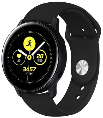 CZARNY pasek do SAMSUNG GALAXY WATCH ACTIVE