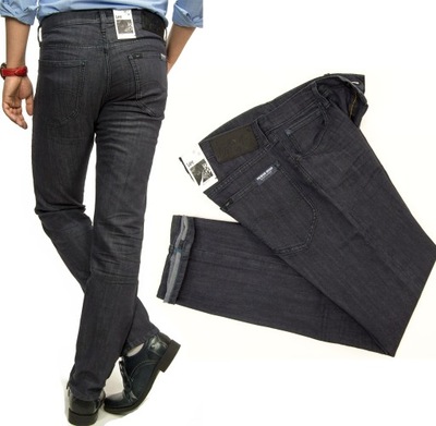 Lee Daren Blue Ash spodnie jeansy Regular W28 L32