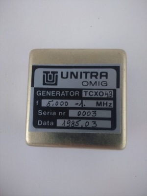 Generator kwarcowy UNITRA OMIG TCXO 4B f5.000-1