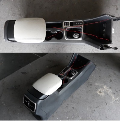 Kia sportage iv lift 2018-20 тунель підлокітник фото №1