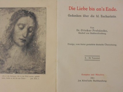 Ottokar Prohaszka Die Liebe bis ans Ende 1911