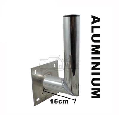 Stojak antenowy aluminiowy ścienny 15cm