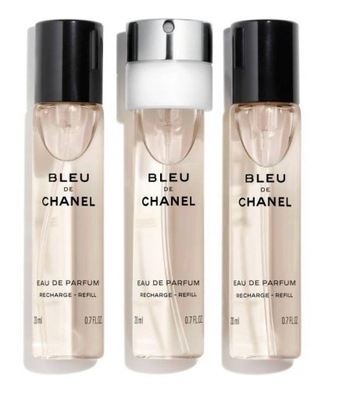 Chanel Bleu de Chanel woda perfumowana dla mężczyzn 3 x 20 ml wkład
