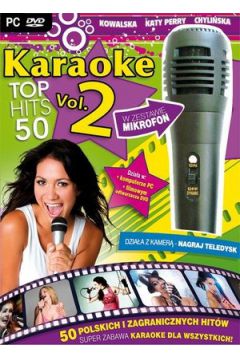 Karaoke top hits 50 vol. 2 z mikrofonem DVD AUDIO