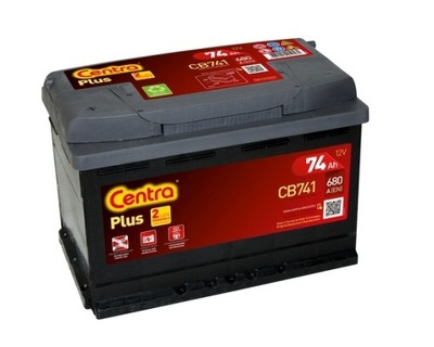 АКУМУЛЯТОР CENTRA PLUS CB741 12V 74AH 680A L+