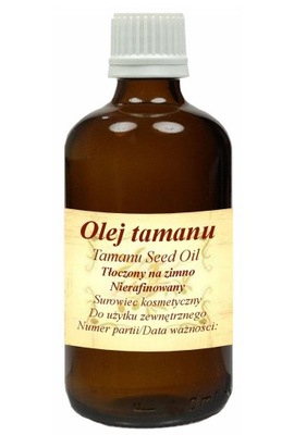 OLEJ TAMANU 20ml zimnotłoczony na problemy skórne