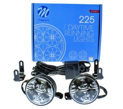 LIGHT DAYTIME ROUND DRL 225 OSRAM LED +GIFT  