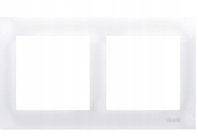 SIMON 54 RAMKA PODWÓJNA BIAŁA DR2/11