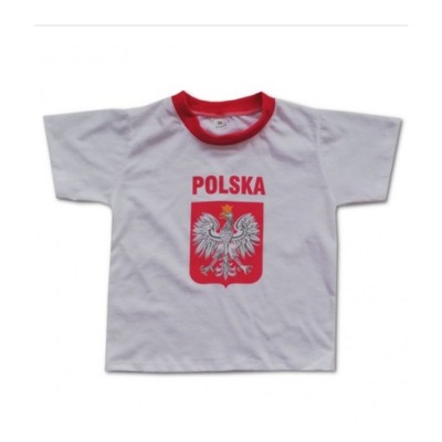 Wyprzedaż - Koszulka POLSKA 122 cm