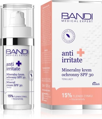 BANDI Anti Irritate Krem Mineralny Tonujący SPF 30